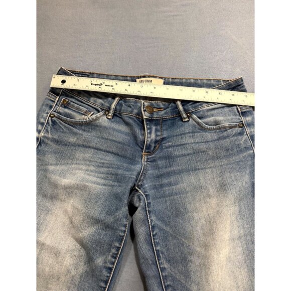 Vintage Garage Denim Womens Mom Jeans Low Rise Stretch Slim Fit BLue Size W30 - Picture 3 of 9